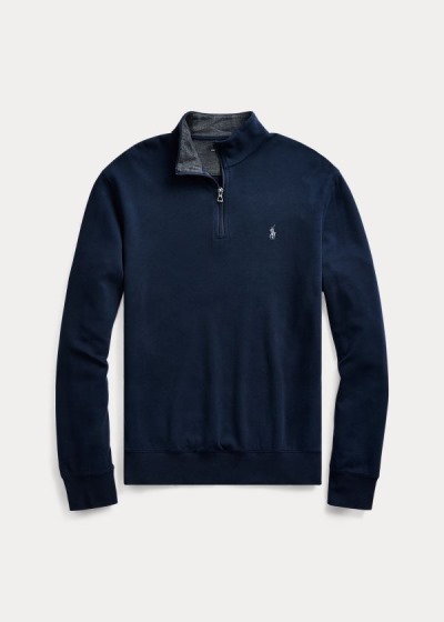 Pullover Polo Ralph Lauren Hombre Azul Marino - Jersey Half-Zip - HOTZM1468